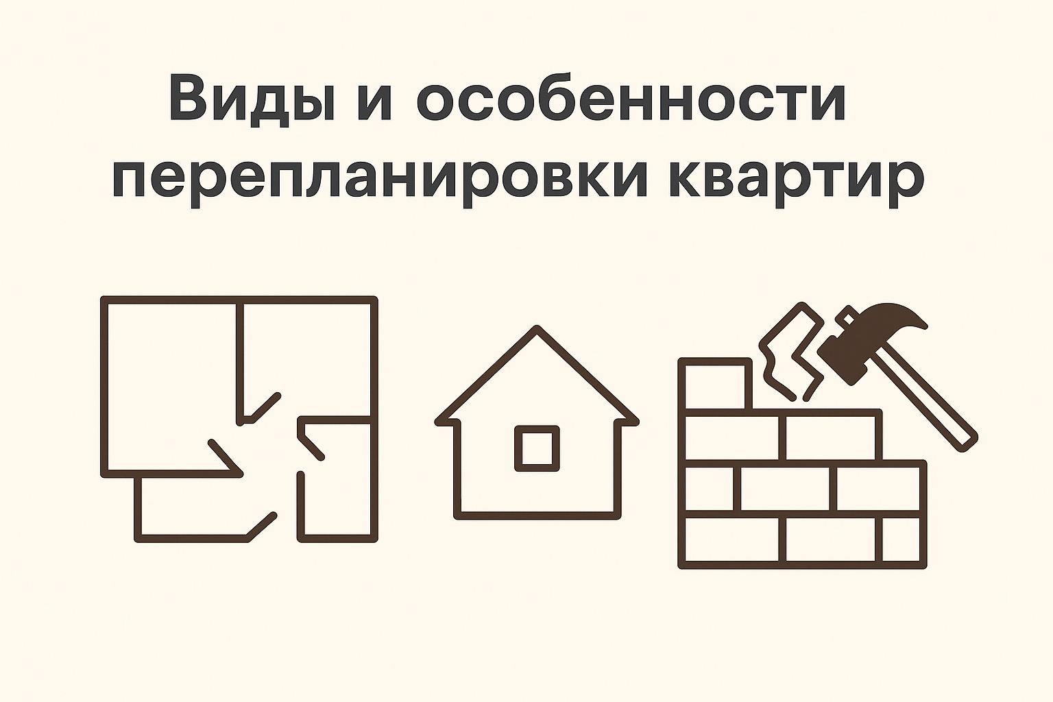 виды перпланировки минск