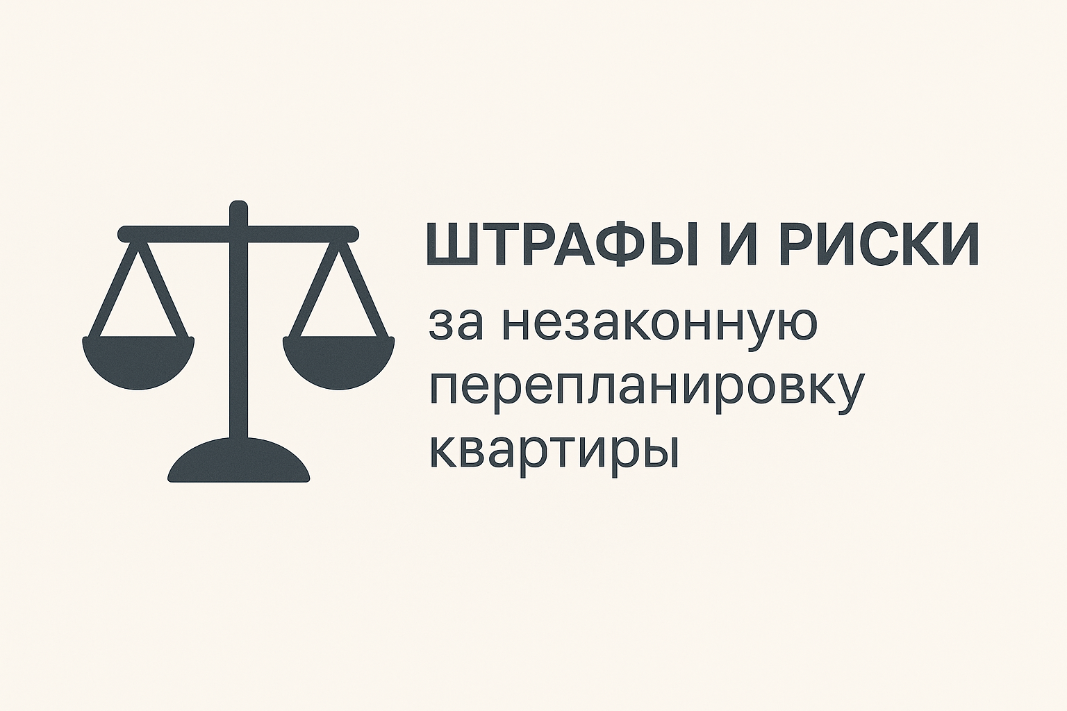 штрафы за незаконную перепланировку
