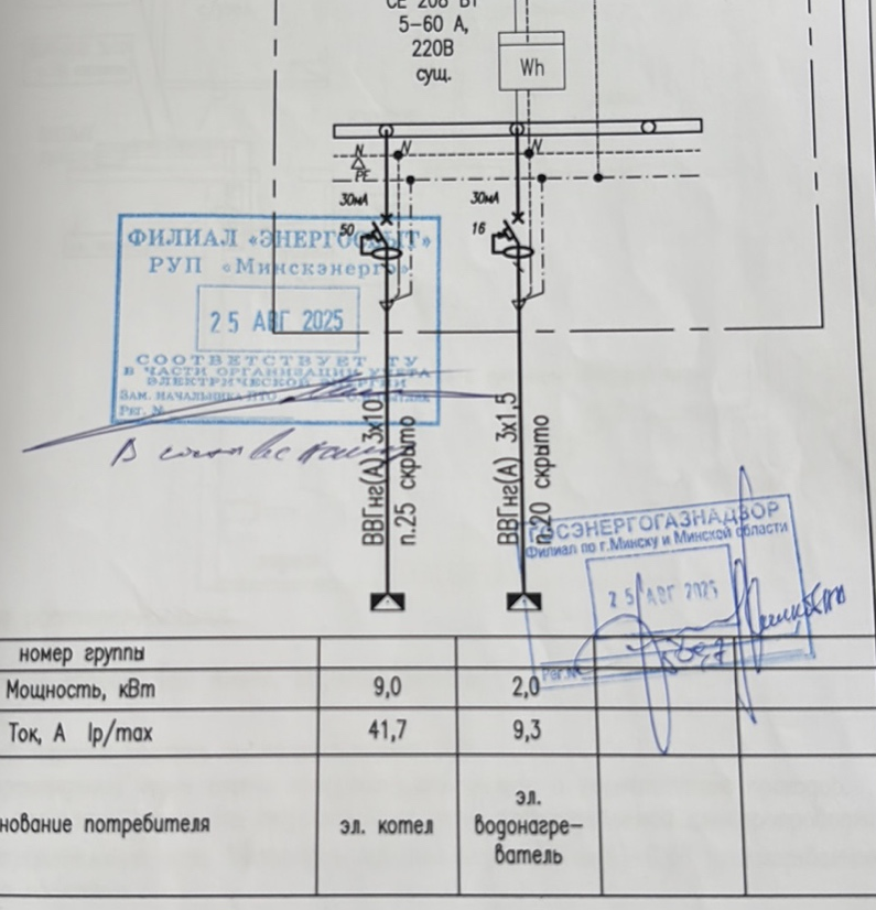 Замена электрокотла - Минск, ул. Подлесная, 4